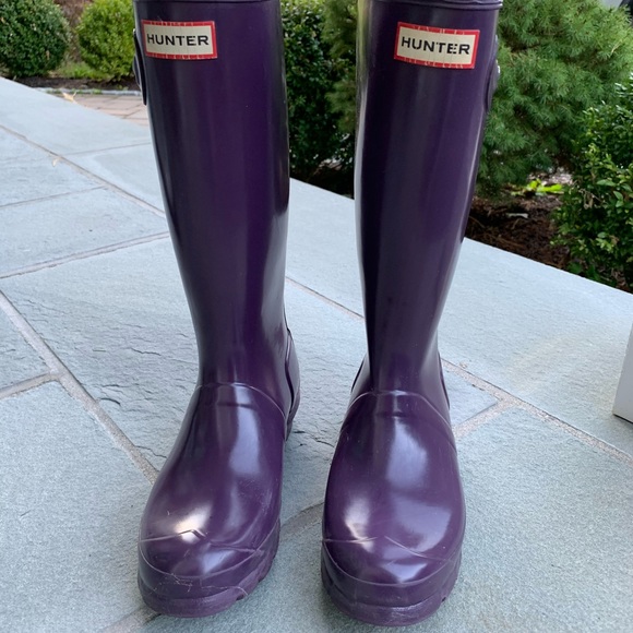 Hunter Other - Girls HUNTER Tall Rain Boots SZ 6